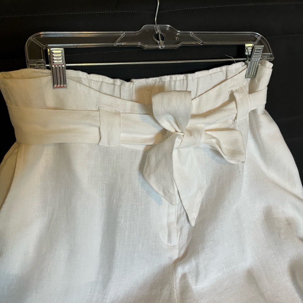 CHICOS Ladies pants 100% Linen sz 14 - Picture 3 of 5